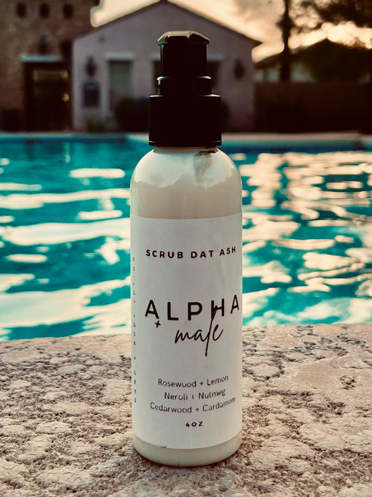 ALPHA MALE ( notes of rosewood lemon neroli nutmeg cedarwood)